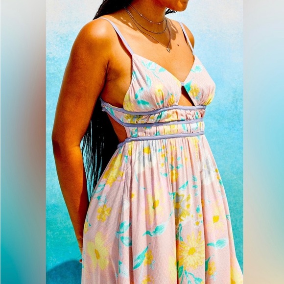 Free People Dresses & Skirts - NWT Free People Wisteria Maxi, Multicolor